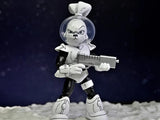 Teenage Mutant Ninja Turtles Cartoon Usagi Yojimbo Space 'Black and White' 7” Scale Action Figure - NECA