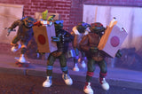 Teenage Mutant Ninja Turtles Cartoon Punk Turtles (4-Pack) 7” Scale Action Figure - NECA