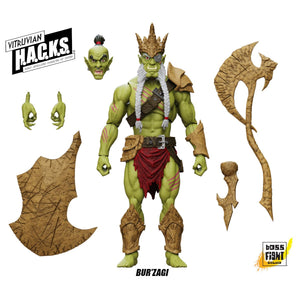 Vitruvian H.A.C.K.S. Fantasy Wave 8 Bur'Zagi Mighty Orc Sovran Action Figure - Boss Fight Studio