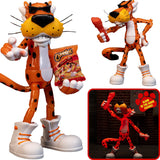 Cheetos Chester Cheetah Flamin' Hot Glow-in-the-Dark 6" Inch Scale Action Figure - Jada