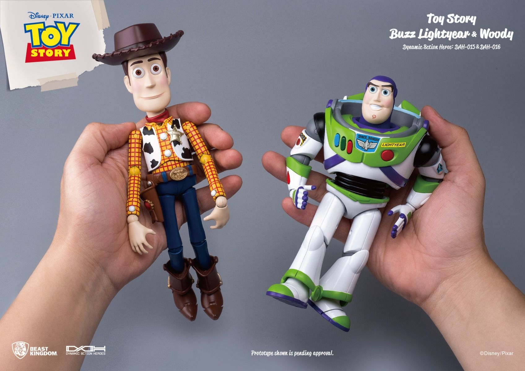 Dynamic 8ction heros toy story buzz lightyear and woody complete DAH-015 and buy 016