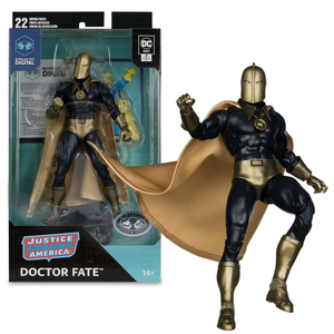 DC Multiverse Doctor Fate (DC: The Silver Age) w/McFarlane Toys Digital Collectible (PLATINUM) 7" Scale Action Figure - McFarlane Toys