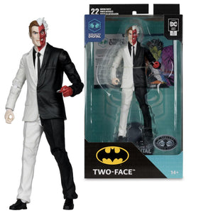 DC Multiverse Two-Face (DC: The Silver Age) w/McFarlane Toys Digital Collectible (PLATINUM) 7" Scale Action Figure - McFarlane Toys