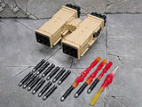 Action Force Vanguard Missile Launcher (Desert Tan Ver.) 1/12 Scale Action Figure Vehicle Accessory Set - Valaverse