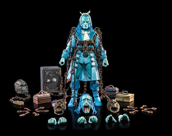 Figura Obscura The Ghost of Jacob Marley (Haunted Blue Ver.) 1/12 Scale Action Figure - Four Horsemen Studios