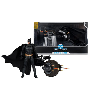 DC Multiverse Batpod and Batman (The Dark Knight Rises) Gold Label 7" Action Figure and Vehicle 2-Pack - McFarlane Toys *STOCK DUE 9th-11th APRIL*