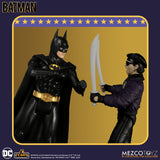 Batman (1989) Deluxe Set 5 Points Action Figures (Set of 3) - Mezco