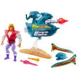 Masters of the Universe Origins Action Figure 2020 Prince Adam with Sky Sled 5.5" Inch Action Figure - Mattel