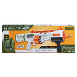 Nerf Halo Bulldog SG Dart Blaster -- Pump-Action, Rotating 10-Dart Drum, Tactical Rails, 10 Nerf Darts, Skin Unlock Code