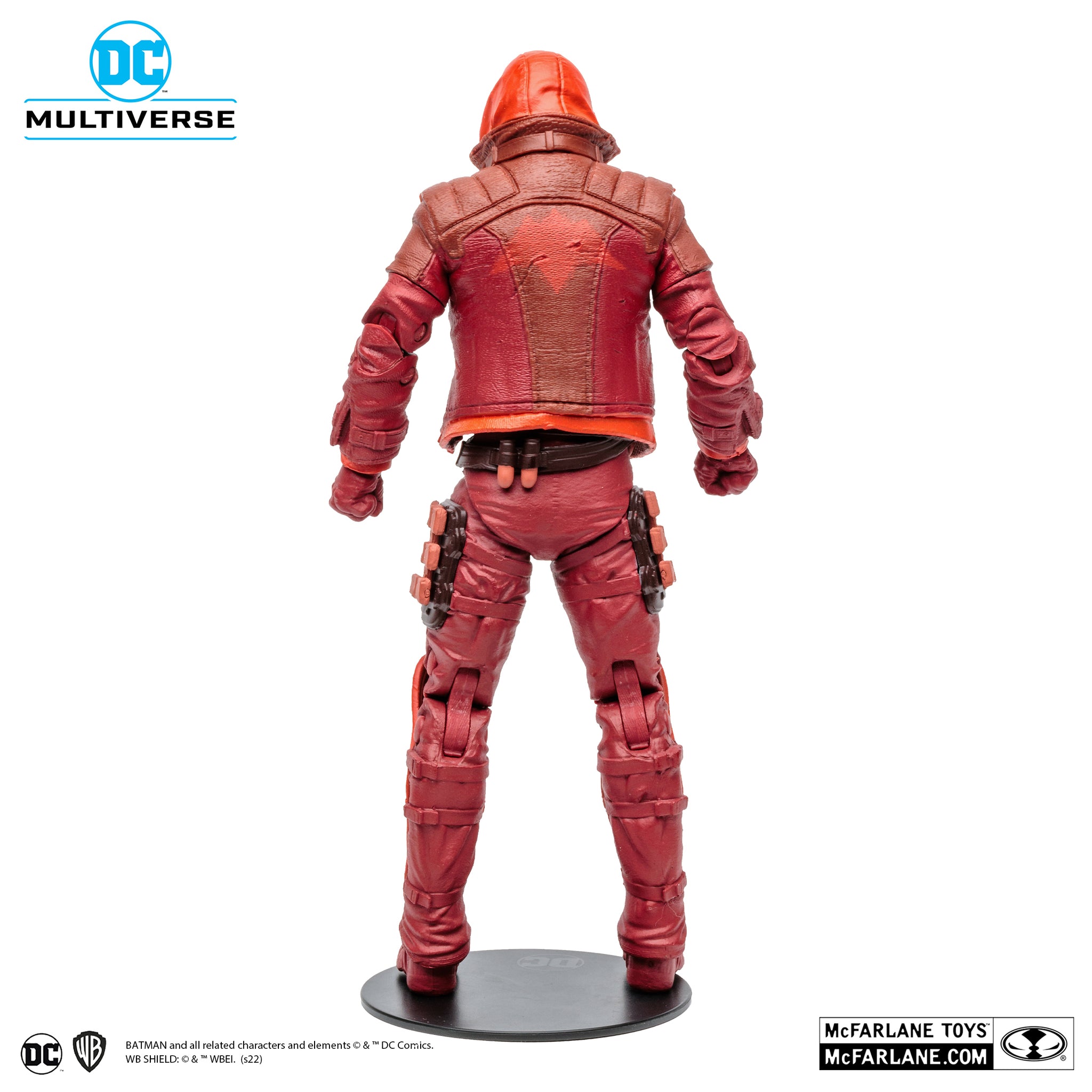 DC Multiverse Red Hood Monochromatic Batman Arkham Knight Gold Label Props Replicas