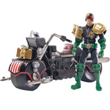 Judge Dredd Exquisite Mini: Judge Dredd and Lawmaster MK II (Previews Exclusive) 1:18 Scale Figure Set - Hiya Toys