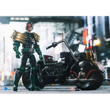 Judge Dredd Exquisite Mini: Judge Dredd and Lawmaster MK II (Previews Exclusive) 1:18 Scale Figure Set - Hiya Toys