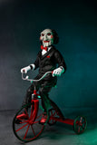 SAW Billy Puppet on Tricycle 12″ Action Figure with Sound - NECA