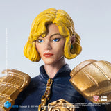 Judge Dredd Exquisite Mini: Judge Anderson and Lawmaster MK II (Previews Exclusive) 1:18 Scale Figure Set - Hiya Toys