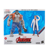 Marvel Legends Series Gray Hulk and Dr. Bruce Banner (2 Pack) 6" Inch Action Figures - Hasbro *SALE!*