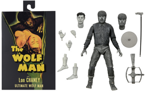 Universal Monsters Ultimate Wolf Man (Black & White) 7” Inch Scale Action Figure - NECA