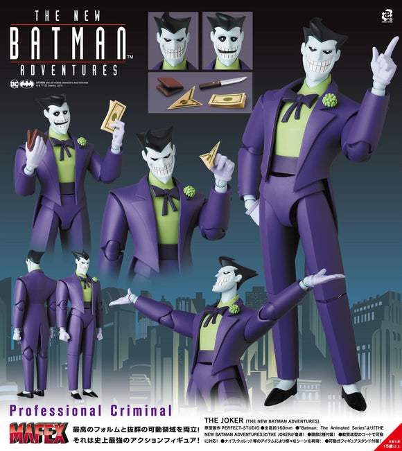 The New Batman Adventures The Joker Action Figure no.167 - Medicom Mafex *SALE!*